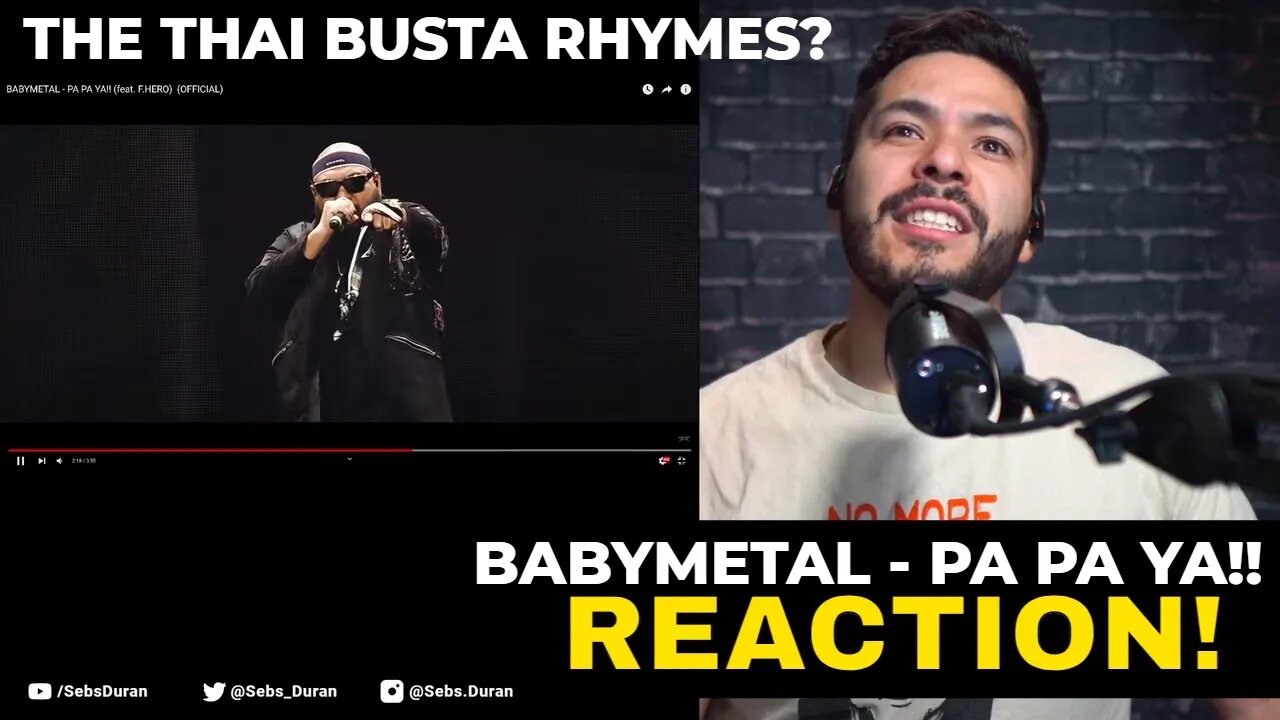 BABYMETAL PA PA YA!! (Reaction!)