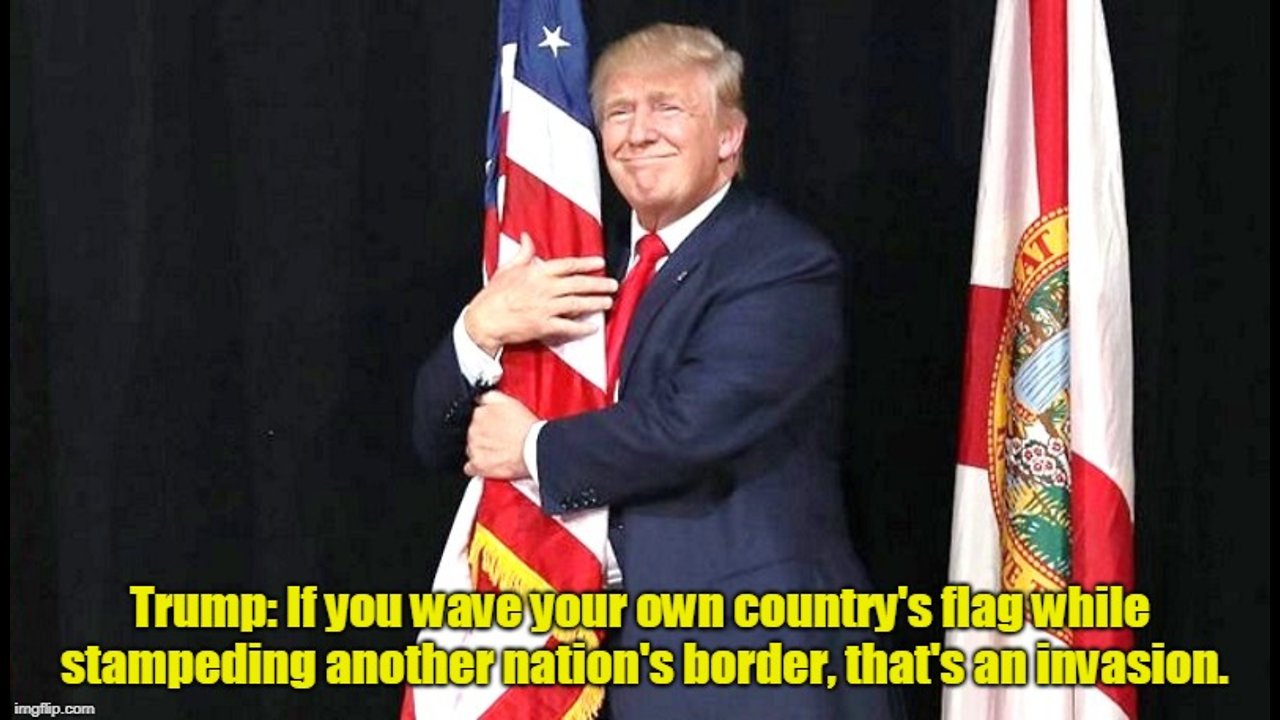 Trump: Why are the caravans waving flags? This has nothing to do with asylum