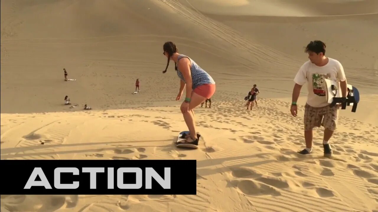 Hip-hop Life Sandboarding And Sand Sledding