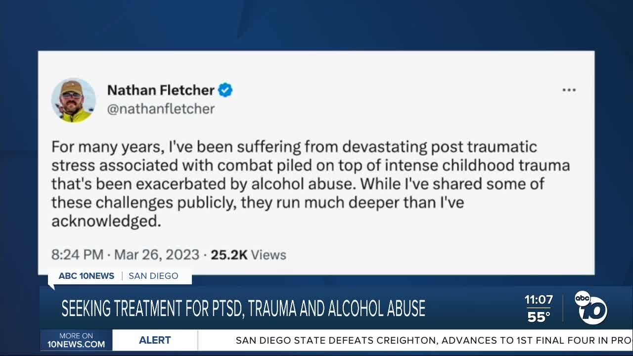 Supervisor Nathan Fletcher to seek treatment for post traumatic stress, ends state senate campaign