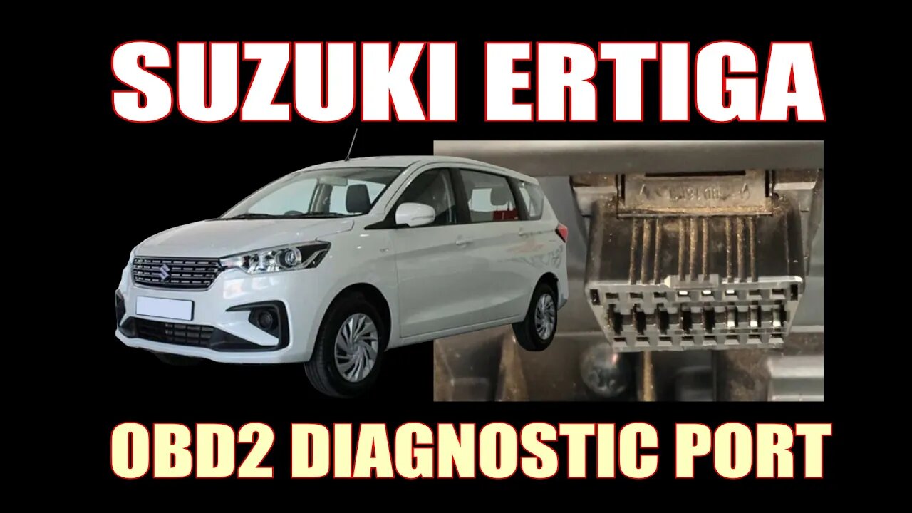 SUZUKI ERTIGA ( 2019 ) - OBD2 DIAGNOSTIC PORT LOCATION