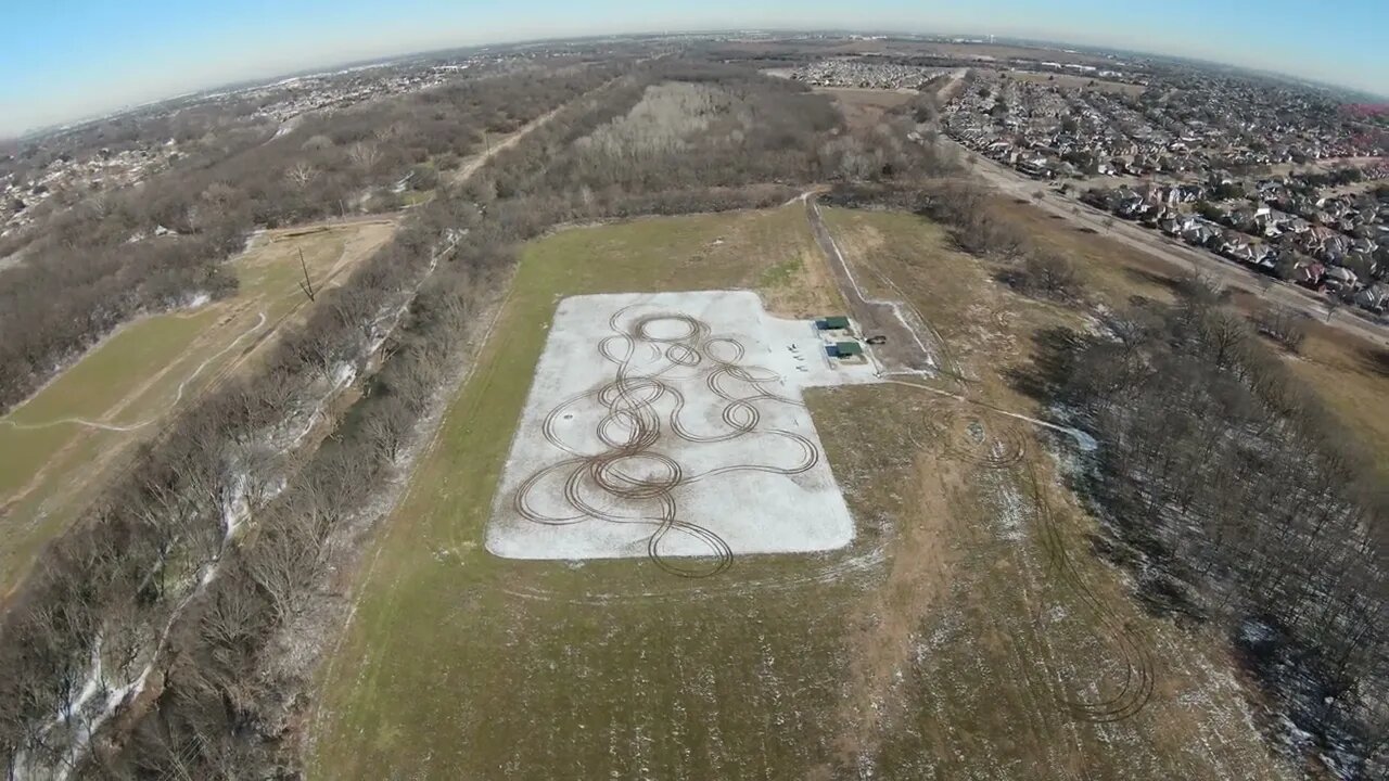 DJI FPV : EaglesAF - Frosted Field (163)