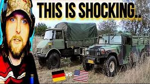 American Reacts to UNIMOG vs HMMWV / Hummer Off-road TEST