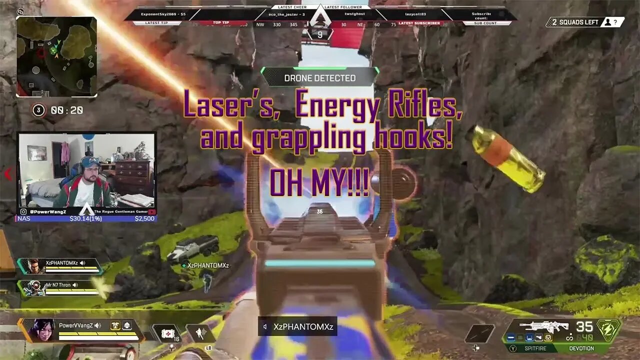 Apex Legends Full Match First Win on Worlds Edge!