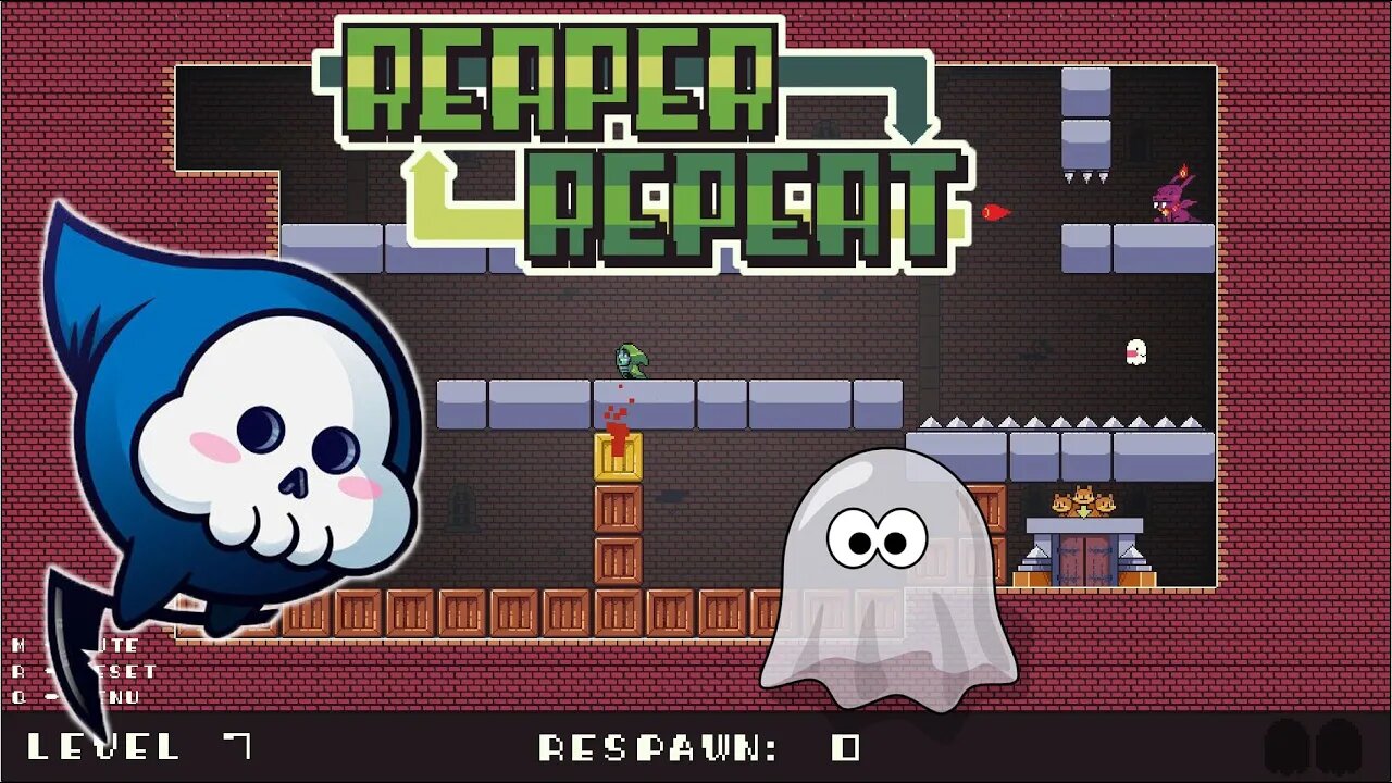 Reaper Repeat - Cute Puzzle Platformer Collecting Souls