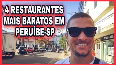 4 RESTAURANTES MAIS BARATOS EM PERUÍBE SP