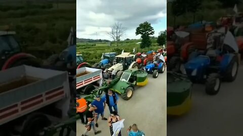 Italian farmers towards Rome 7th of July towards Rome