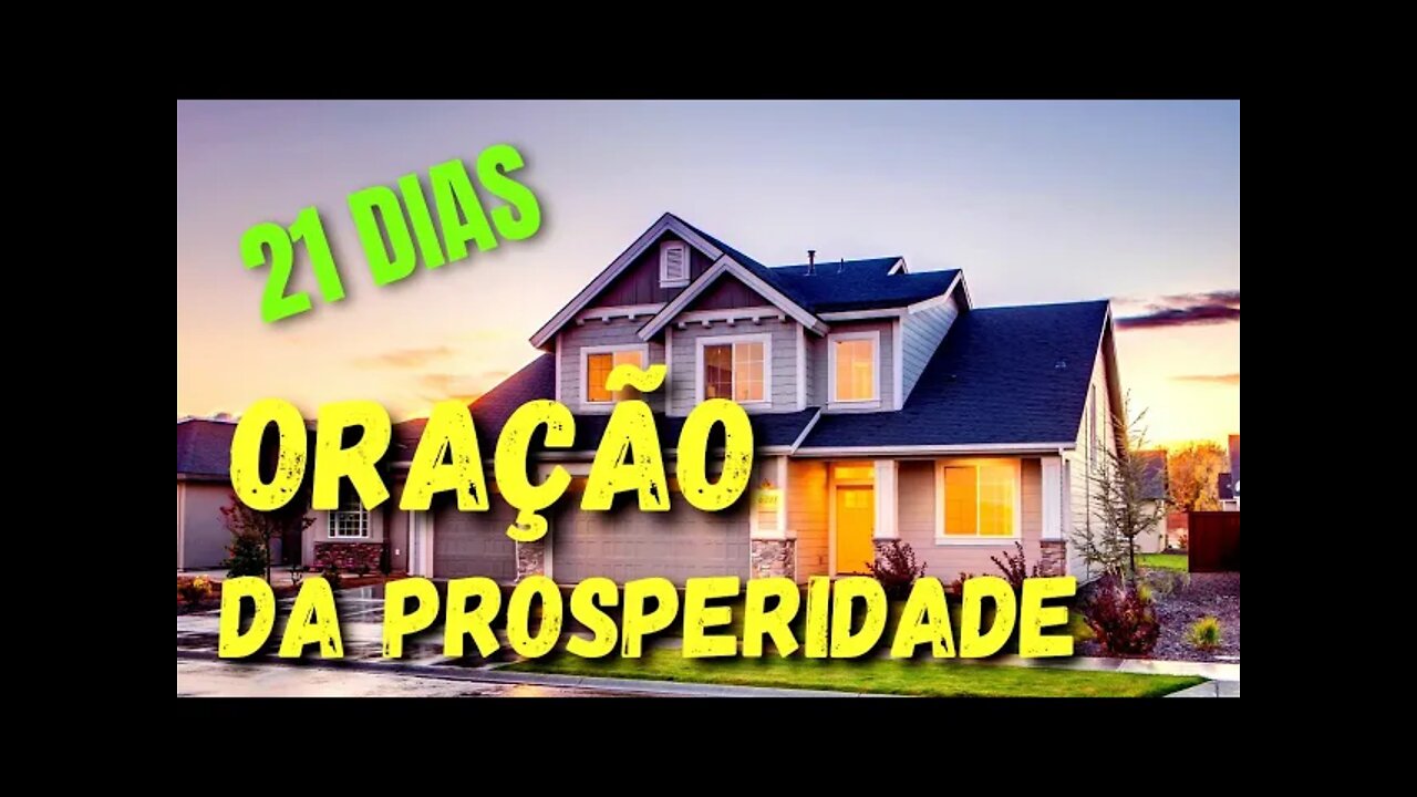 Oração da prosperidade ( 21 dias ) RECEBA MILAGRES