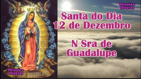 Santa do dia 12 de Dezembro, N Sra de Guadalupe