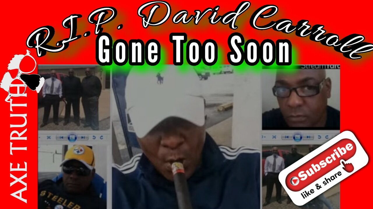 RIP Michael "David" Carroll , Gone To Soon. #DavidCarroll