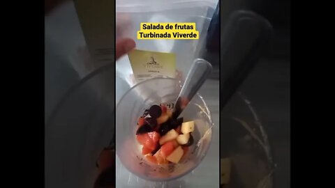 Salada de Frutas Turbinada Viverde - Receita #lanchesaudavel