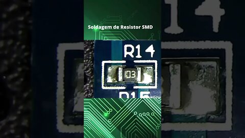 Soldagem de Resistor SMD #short