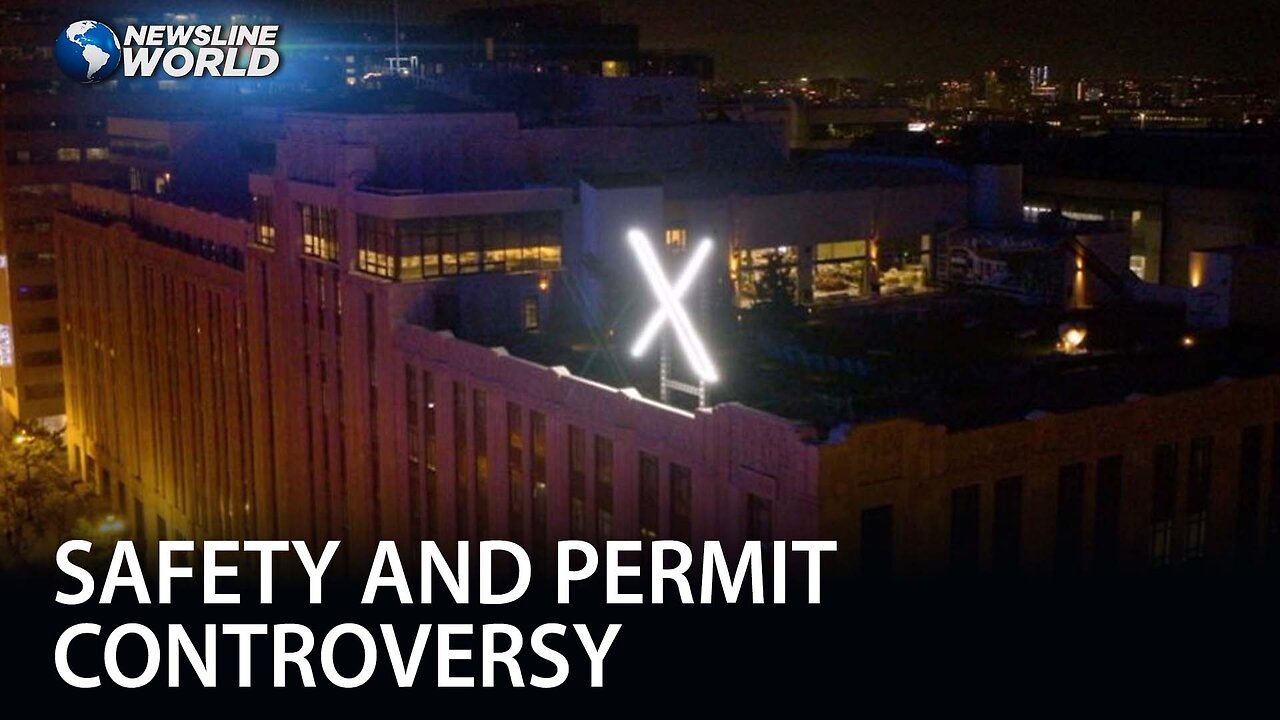 Giant 'X' sign removed from former Twitter HQ in San Francisco City