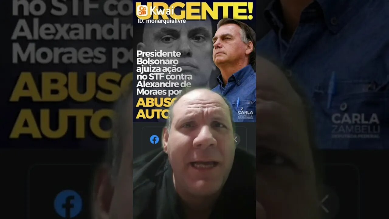 Notícia Urgente : Presidente Bolsonaro processa Alexandre de Moraes contra Abuso de autoridade