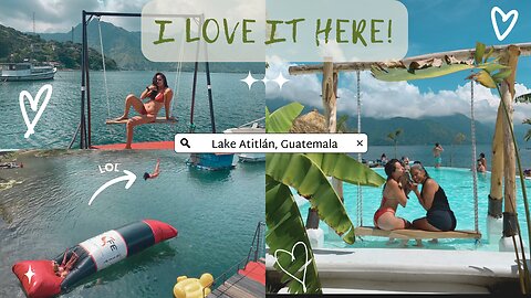 day 10 baby!! we came to this amazing lake in the middle of Guatemala and its so magical!!