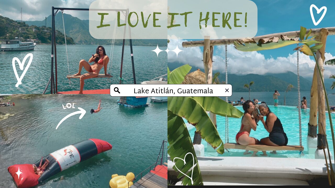 day 10 baby!! we came to this amazing lake in the middle of Guatemala and its so magical!!