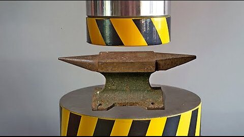 HYDRAULIC PRESS VS SMALL ANVIL