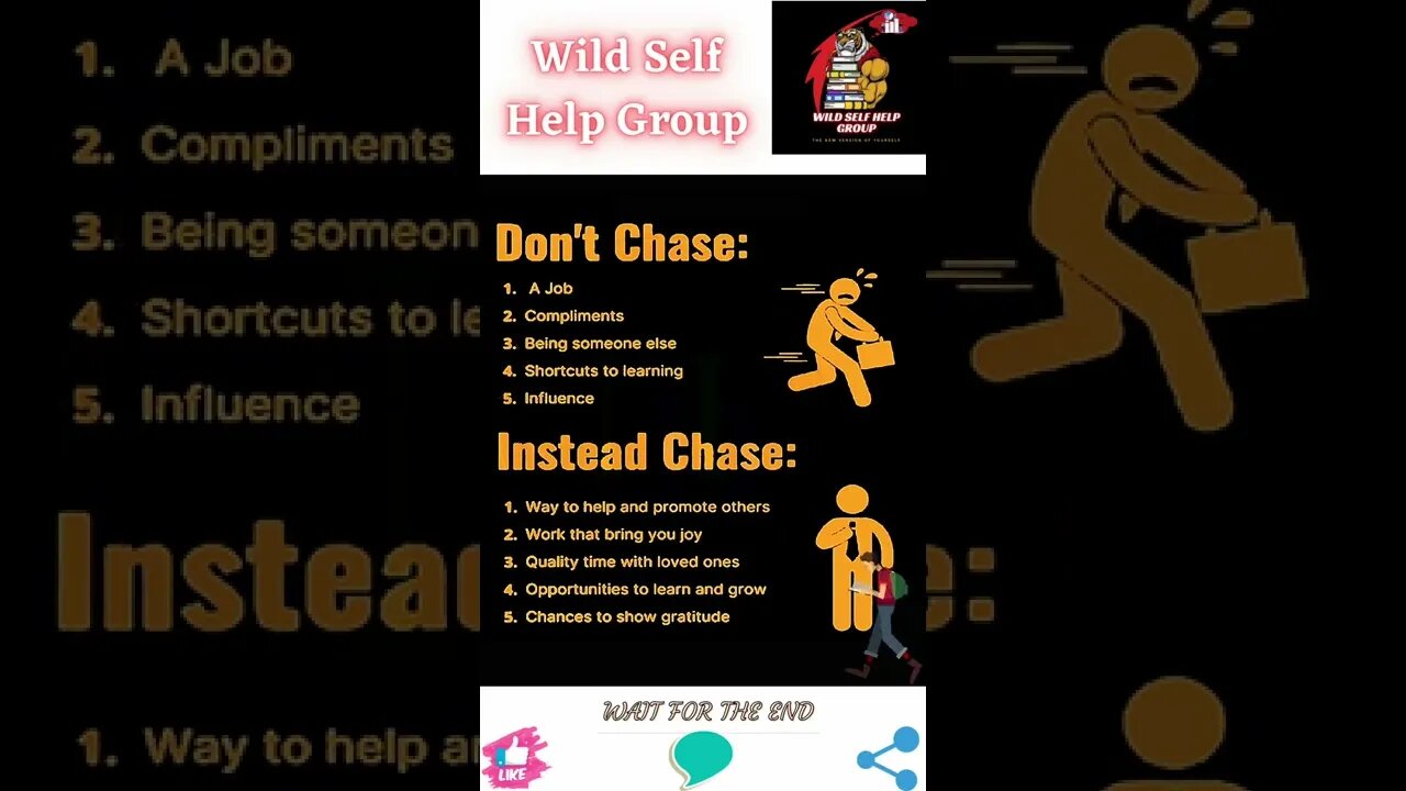 🔥Things you should and shouldn't chase in life 🔥#shorts🔥#wildselfhelpgroup🔥20 July 2022🔥