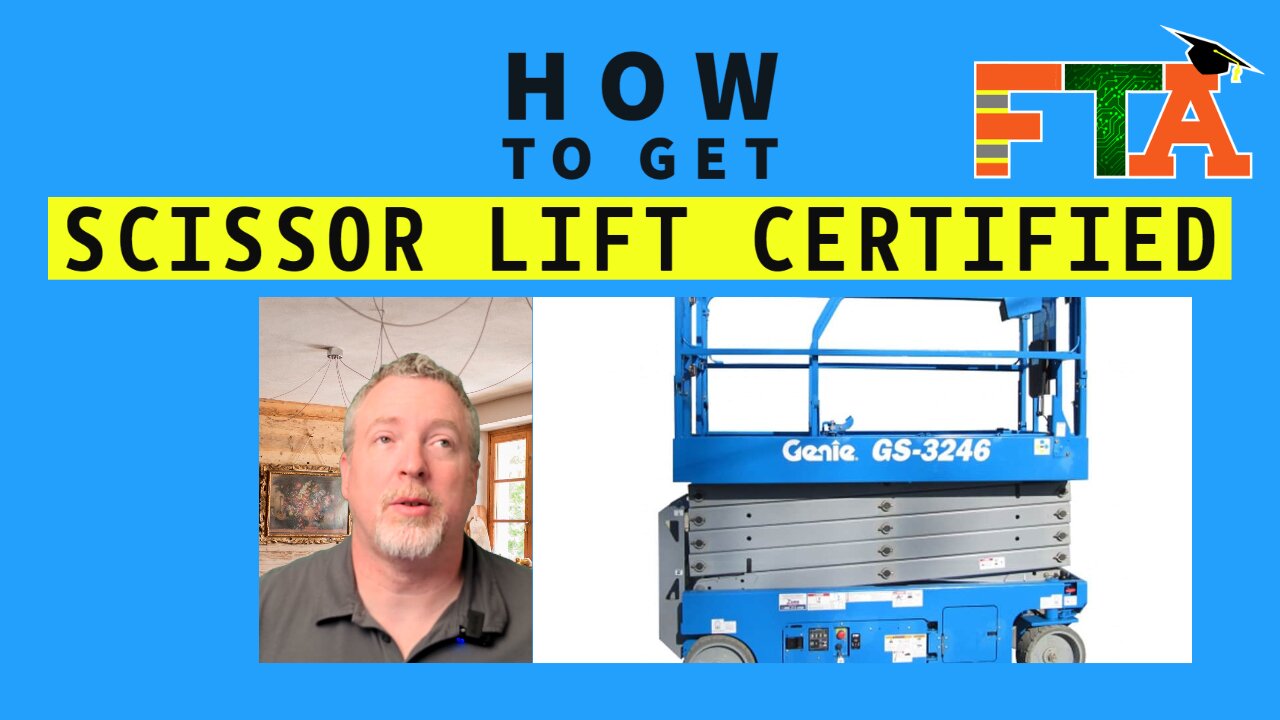 How to Get Scissor Lift Certified | IT Field Tech Tips | Make Money as a Freelance IT Tech