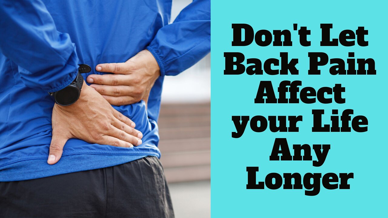 Relieve Your Back Pain Instantly!