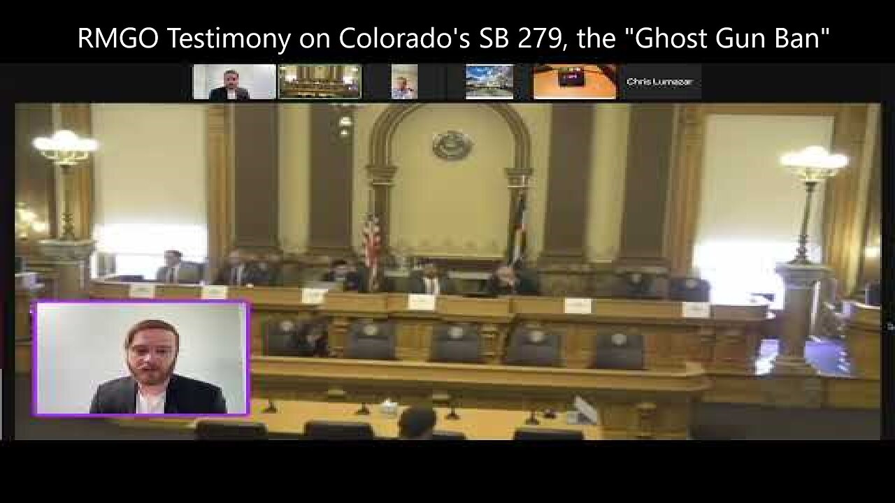 RMGO Testimony on Colorado's SB 279, the "Ghost Gun Ban" [MIRROR]