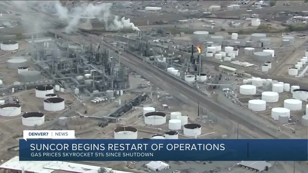 Colorado gas prices not likely to drop much after Suncor refinery restart