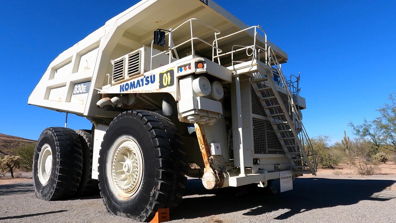 An Up-Close Tour of the Komatsu 830E Haul Truck