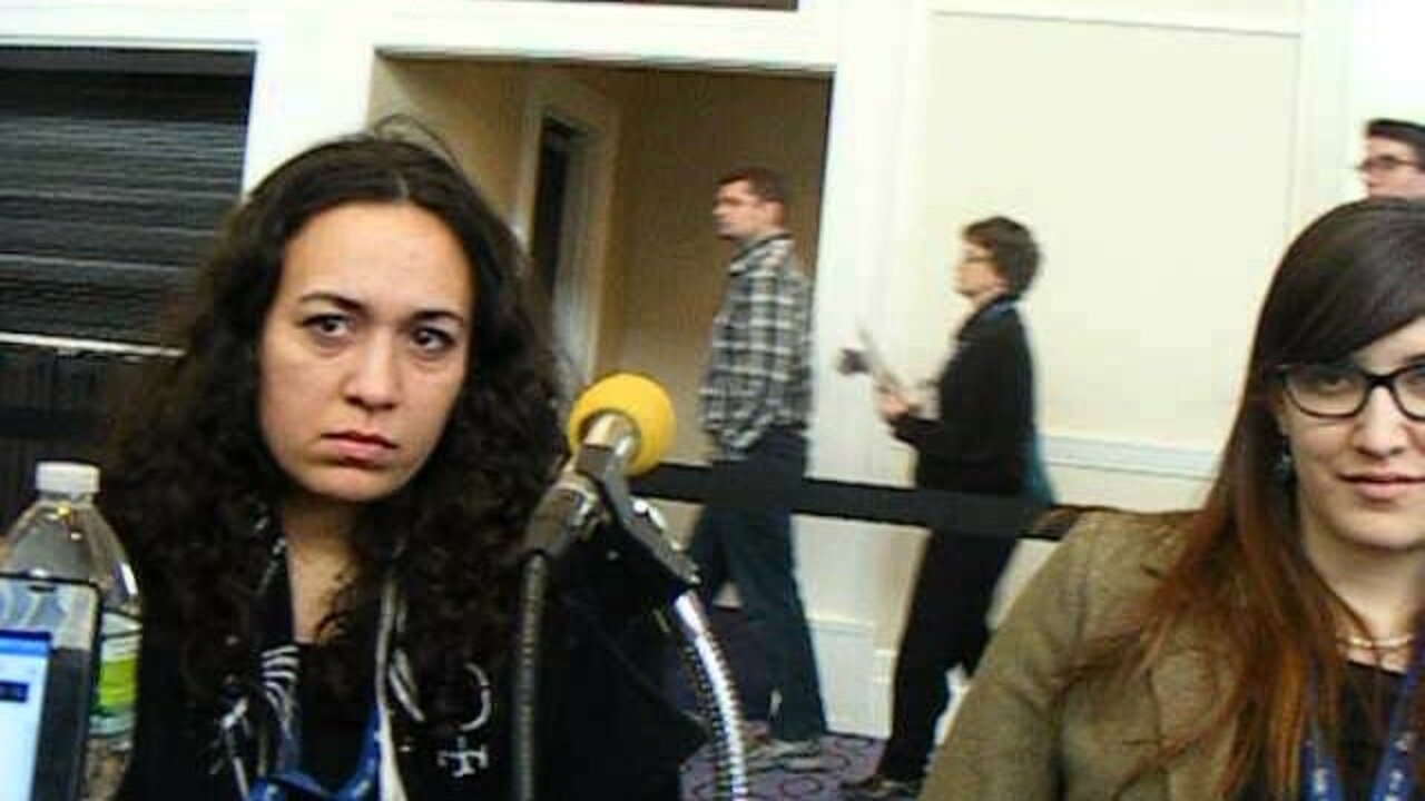 Field guide to CPAC 2014 two young ladies who are Rand Paul fans