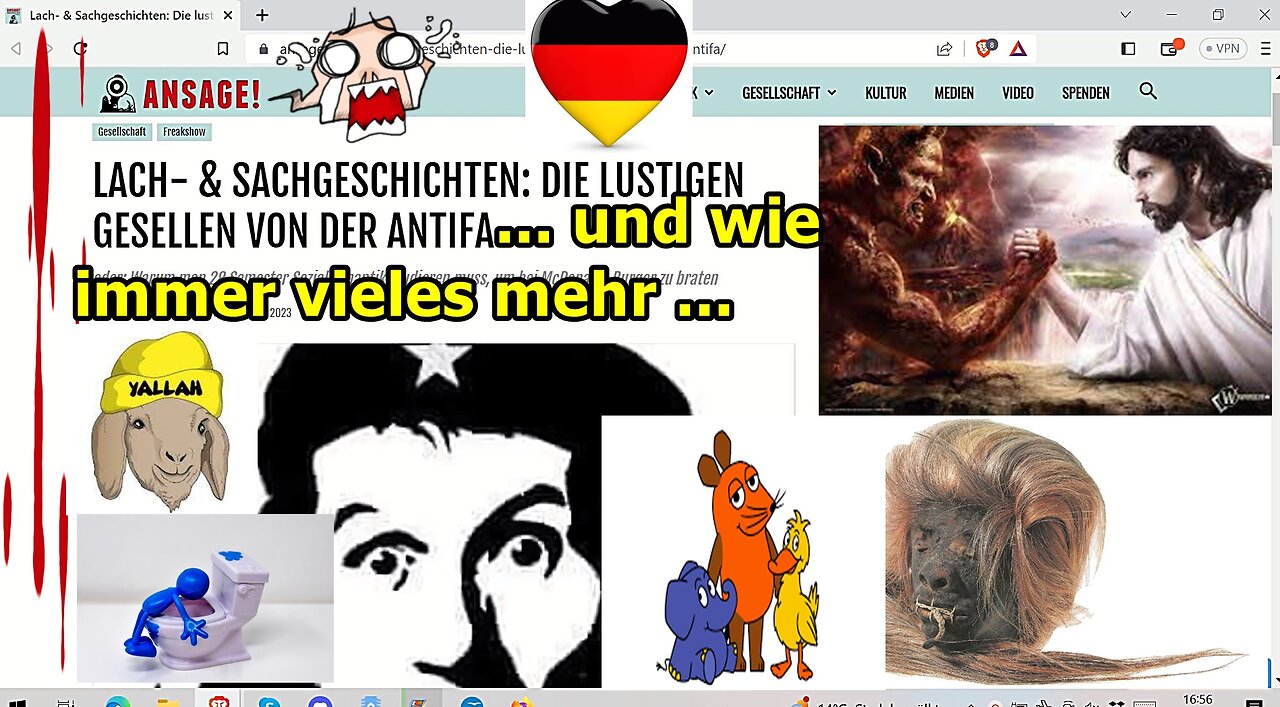 Traurige Nachrichten an das Deutsche Volk erneut, obschon teils lustig ...