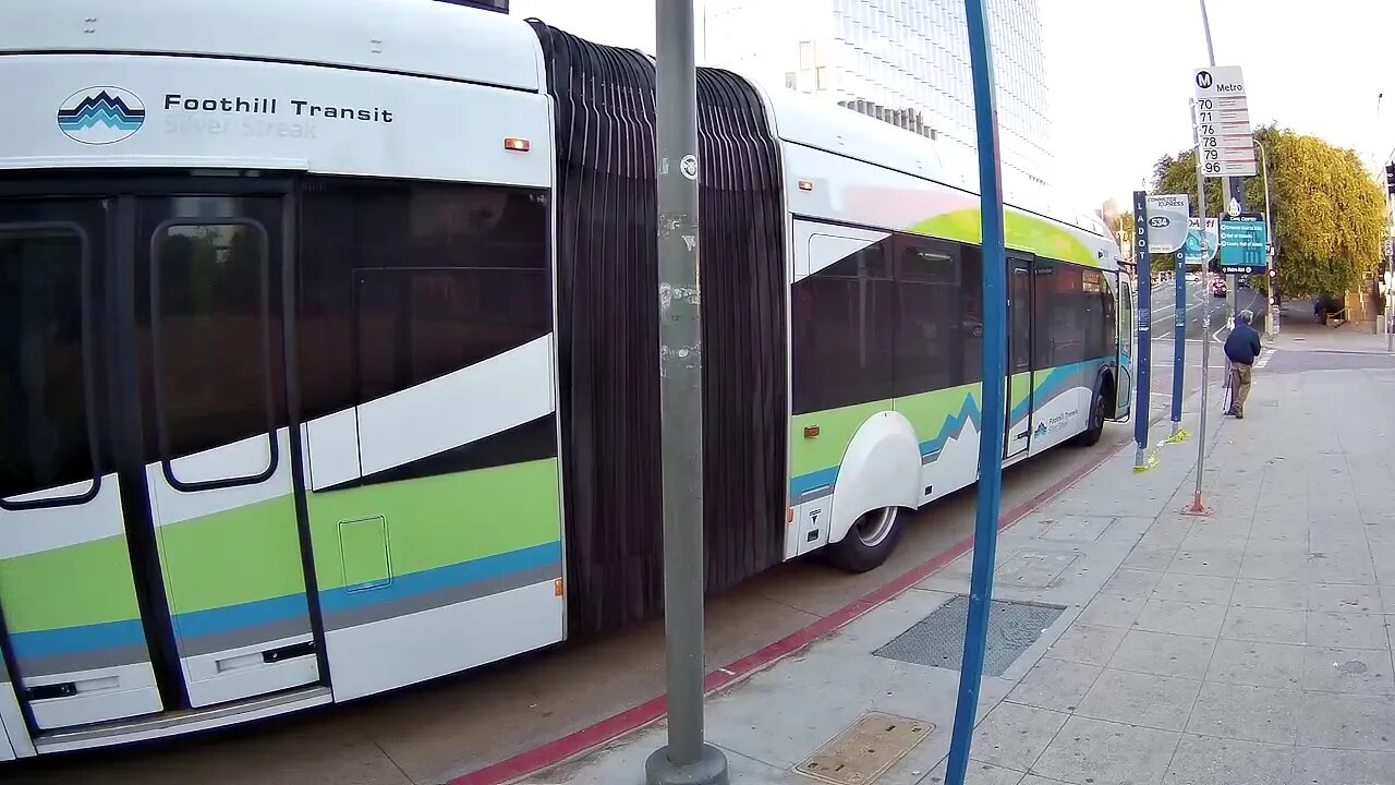 1 Los Angeles County Metro Morning Rush Hour, 1st Street & North Broadway