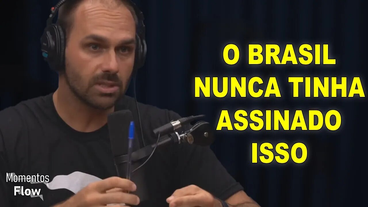 LANÇAMENTO DE FOGUETES NO BRASIL - EDUARDO BOLSONARO | MOMENTOS FLOW