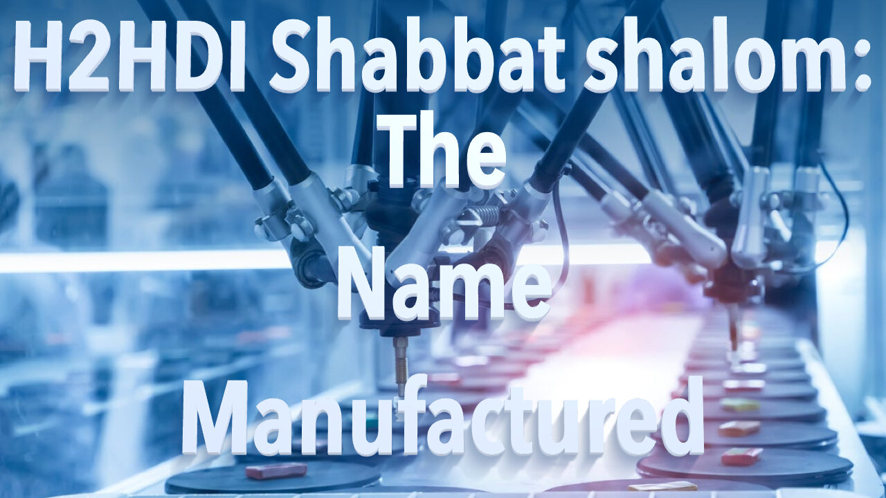 Shabbat - The Name Manufactured (July 16th 2023)