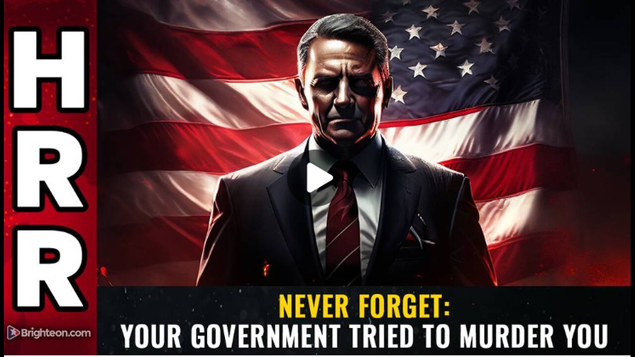 NEVER FORGET: Your government tried to MURDER you