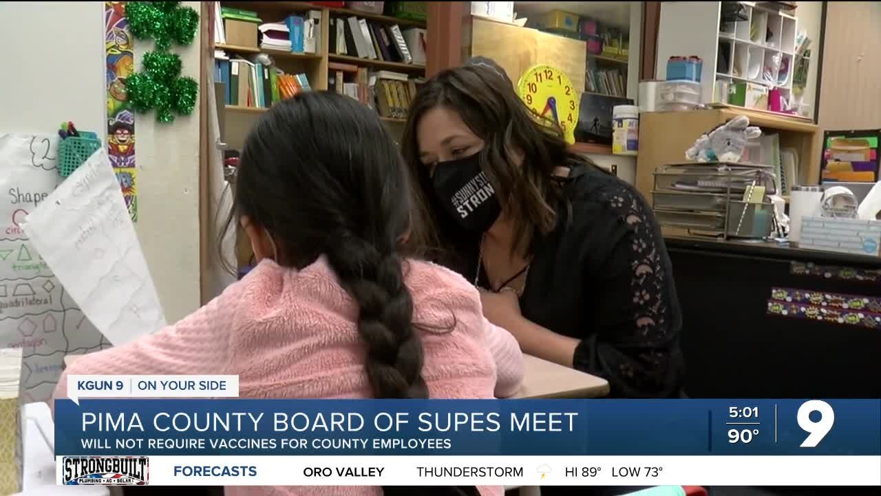 No vaccination mandate for county employees