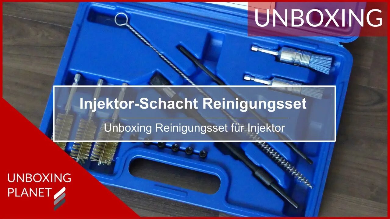 Reinigungsset für Injektor-Schacht - Unboxing Planet