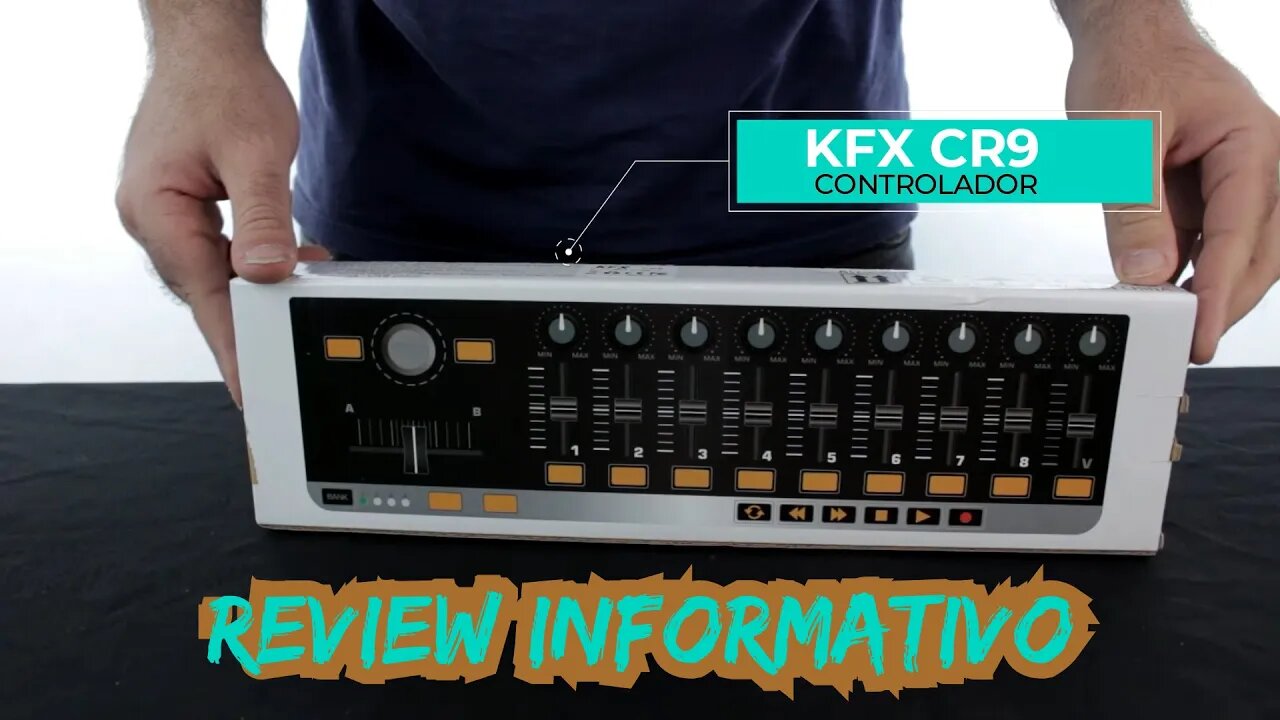 KFX-RC9 CONTROLADOR DE DAW-UNBOXING INFORMATIVO