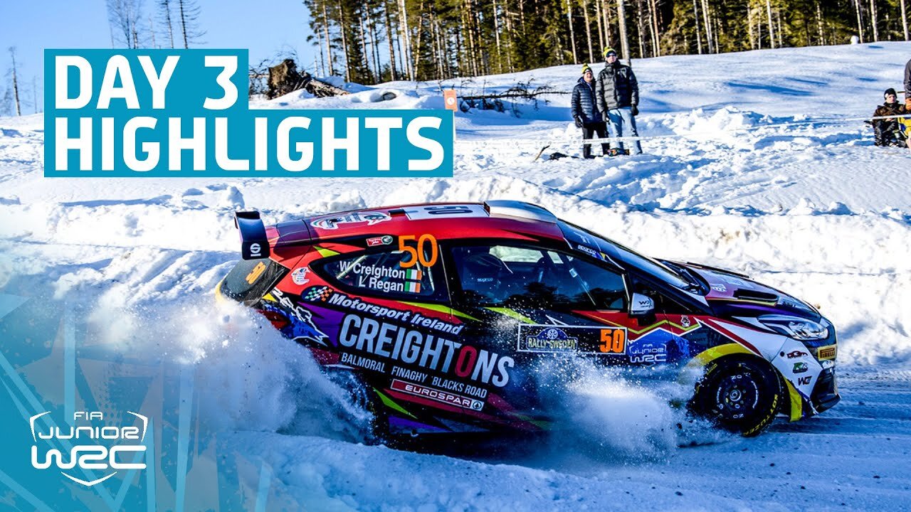 Junior WRC Day 3 Highlights | WRC Rally Sweden 2023