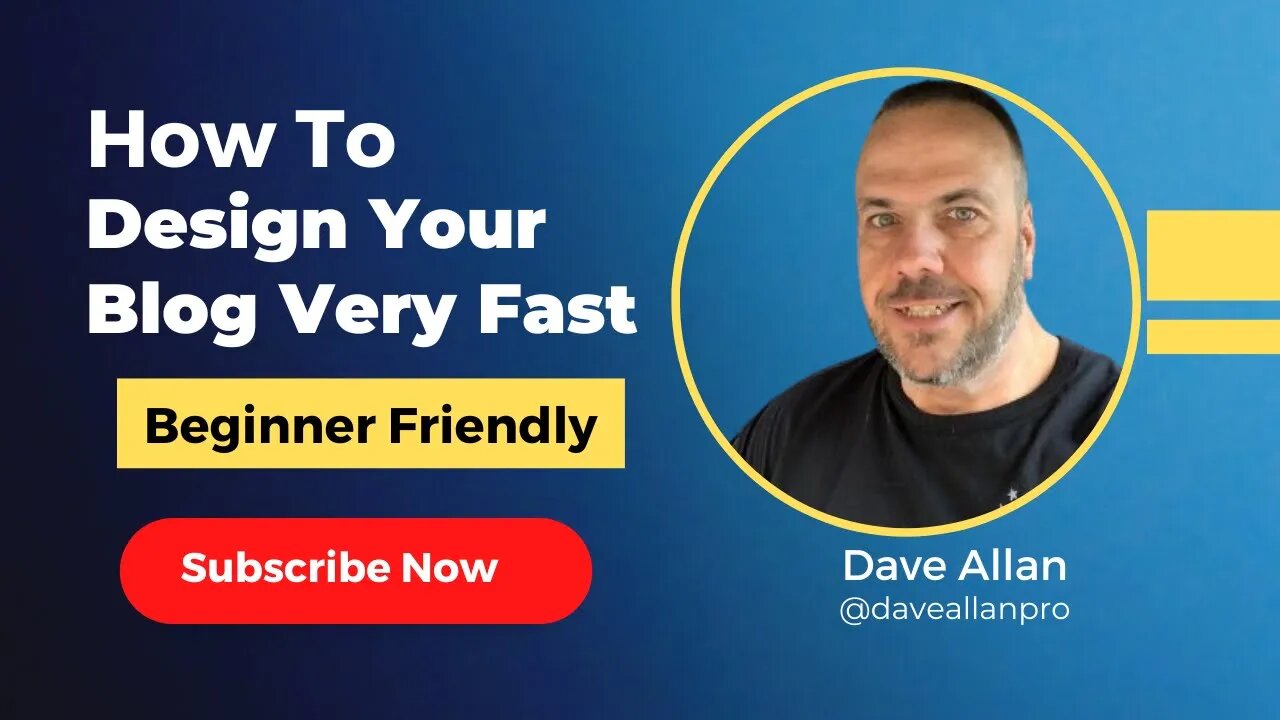 How To Design Your Blog Very Fast With The Exact Steps Beginner Friendly Training