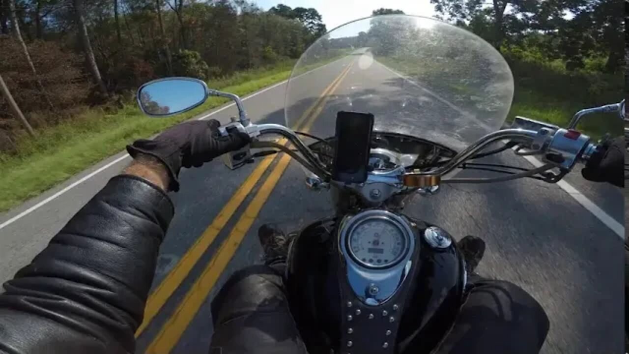 Running Out of Gas on the Road - Yamaha V-Star