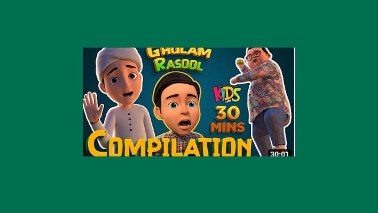 Ghulam Rasool Cartoon Compilation ( New Episodes) 3D Animation | Islamic Cartoon ( Urdu)