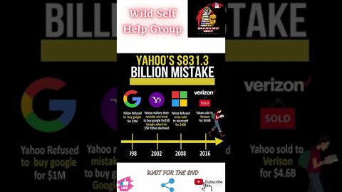 🔥Yahoo $831.3 billion mistake🔥#shorts🔥#wildselfhelpgroup🔥7 April 2022🔥