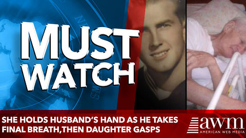 She Holds Husband’s Hand As He Takes Final Breath,then daughter gasps