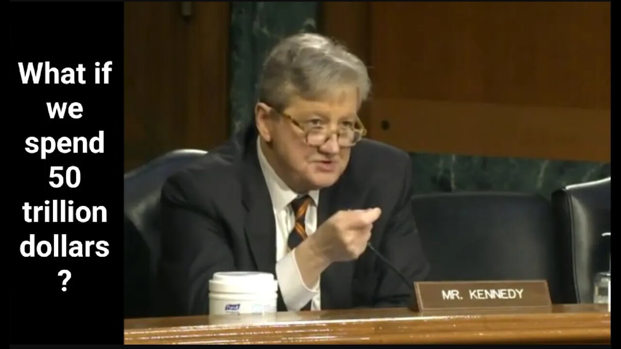 Climate alarmist getting slammed by Sen Kennedy on asking trillion dollar spends