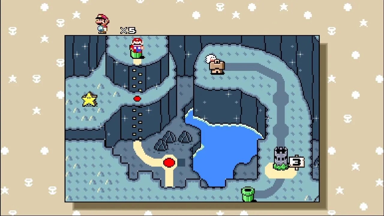 Super Mario World Secret Levels Vanilla Dome