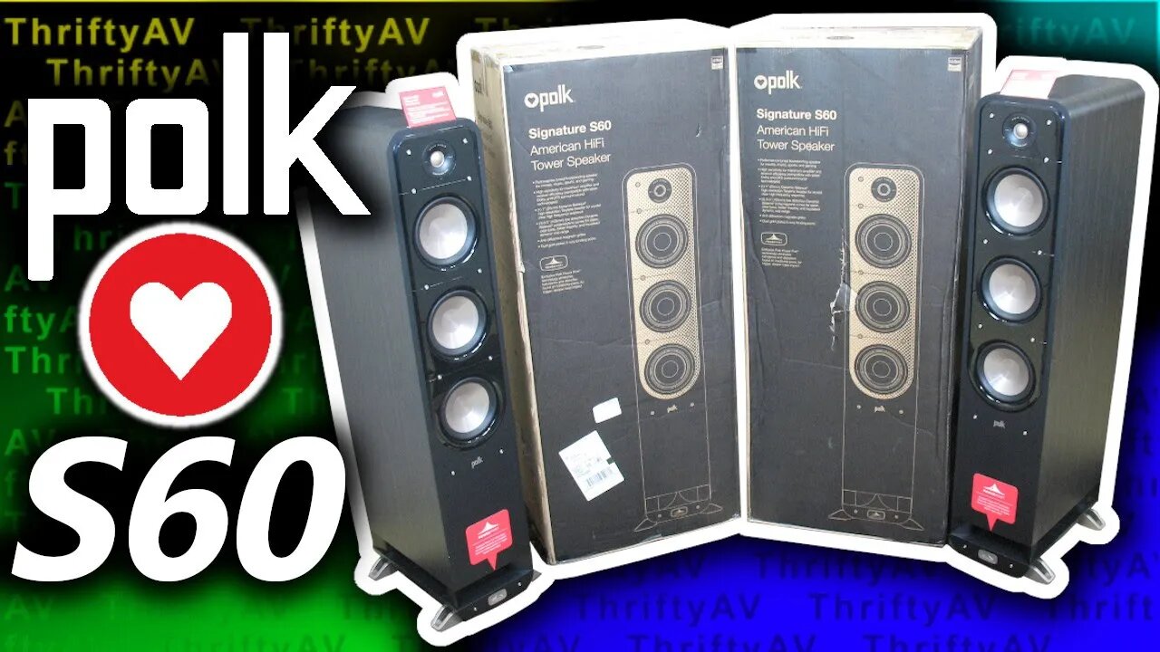 Full Tower, Full Power! Polk Signature Series S60 Tower Speakers | Unboxing & Frequency Test