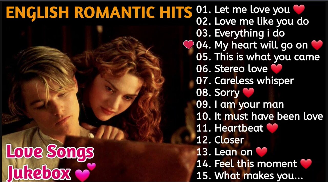 💕 ROMANTIC ENGLISH SONGS JUKEBOX || EVERGREEN SONGS🎵