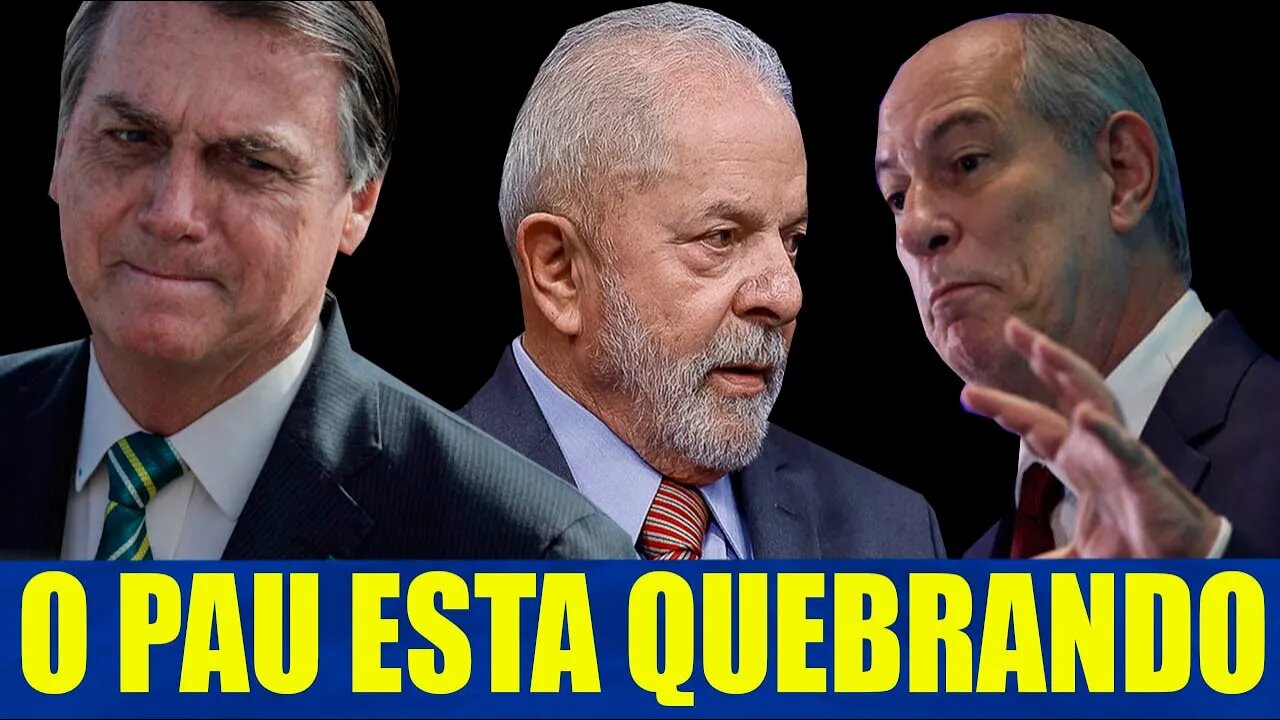 AGORA SIM DEU RUIM !! CIRO GOMES QUEBRA O PAU COM LULA VC NÃO MORAL PARA ENCARAR BOLSONARO