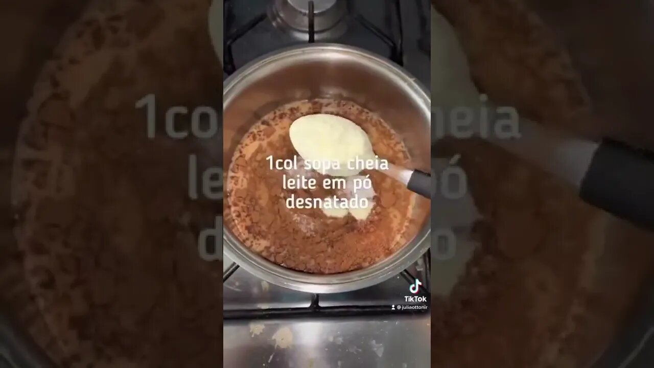 RECEITA DE DOCE FITNESS - Vídeo TikTok #Shorts