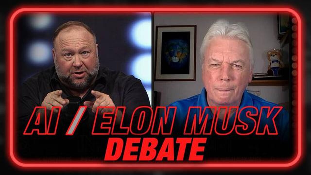 David Icke Debates Alex Jones and Elon Musk On the AI Threat to Humanity. This One's Amusing