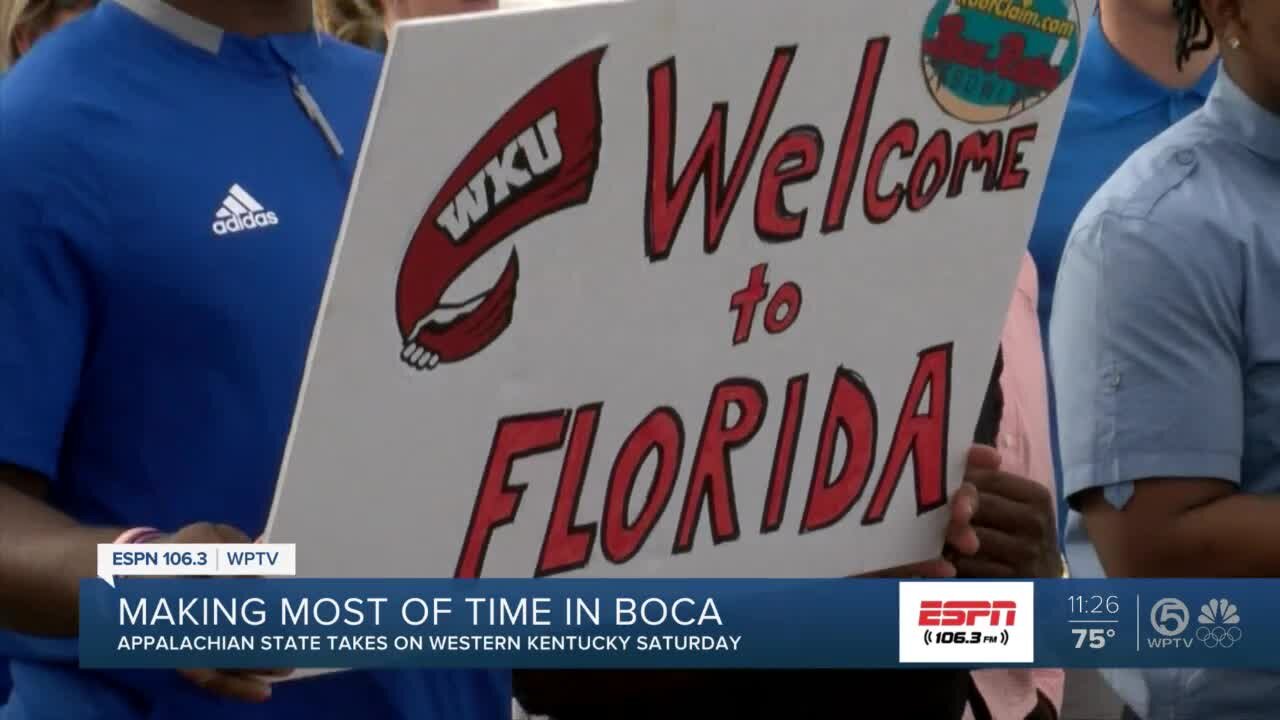 Making the most of Boca Raton Bowl time